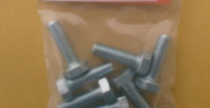 SET VITI TESTA ESAGONALE 5/16" UNF X 1" LUNGHE JH X 10 - Foto 1 di 1