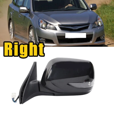 Right RearView Mirror Assy 9PINS Black For Subaru Legacy 2010-2012 - Imagem 1 de 4