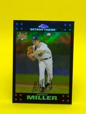 Andrew Miller 2007 Topps Chrome ROOKIE REFRACTOR #298 - Image 1 of 2