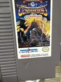 The Magic of Scheherazade Nintendo NES 1989 Authentic Video Game