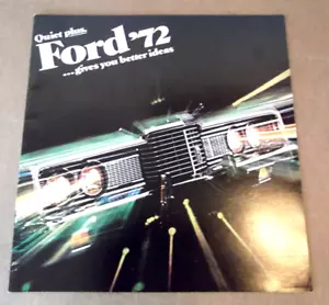 1972 Ford LTD Galaxie 500 Custom 500 Wagons Dealership Sales Brochure - Bild 1 von 5