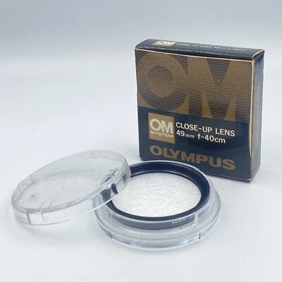 OLYMPUS OM System Filter Ring Mount CLOSE-UP Lens 49mm f=40cm From Japan - Image 1 of 3