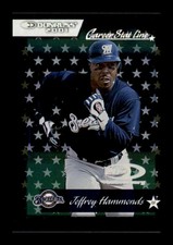 2001 Donruss Stat Line Career Jeffrey Hammonds #98 /341 Milwaukee Brewers