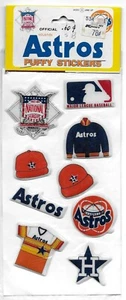 1980 IMPERIAL TOYS PUFFY STICKERS Unopened HOUSTON ASTROS - Picture 1 of 3