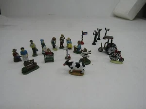 VTG Metal Farm Town Homestead Figures China 20 PCS - Picture 1 of 5