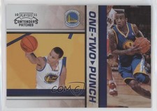 2010-11 Playoff Contenders Patches One-Two Punch Stephen Curry Monta Ellis #6
