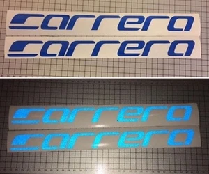 2x AZUL Reflx Carrera Bicicleta Adhesiva Calcomanía Bicicleta de Montaña Logo MTB - Imagen 1 de 1