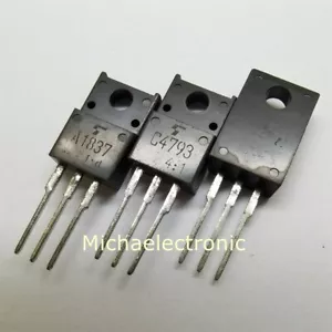 10pairs 2SA1837 2SC4793 A1837 C4793 Genuine NEW TOSHIBA TO-220F - Picture 1 of 6