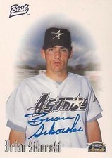 Brian Sikorski autographed baseball card (Houston Astros) 1996 Best Rookie