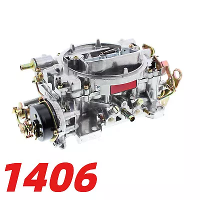 For Edelbrock 1406 Performer 600 CFM 4 Barrel Carburetor, Electric Choke New - Image 1 of 4