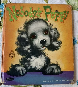 NOBODY'S PUPPY Whitman Tell-A-Tale Book Vintage 1953 - Foto 1 di 12