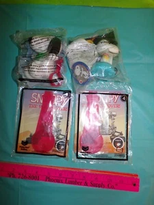 McDonald's Collectible Snoopy Lot WE ADDED A CHRISMAS PLUSH SNOOPY NOT PICTURED - Picture 1 of 5