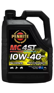 Penrite MC-4ST 10W-40 Full Synthetic 4L Motorcycle Motorbike MTX 6107757 - Picture 1 of 1
