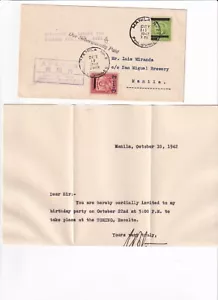 1943 Manila nach Manila, Japanische Besetzung der Philippinen, zensiert ... (C6304) - Bild 1 von 4