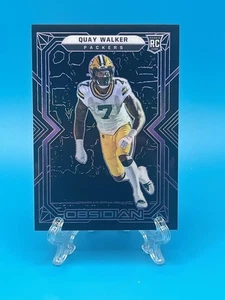 2022 Panini Obsidian Quay Walker #183 Electric Etch Purple /100 (RC) - Picture 1 of 3