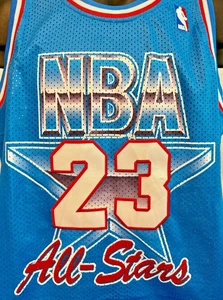 Camiseta firmada por Michael Jordan (M) ALL-STAR NBA Swingman con certificado de autenticidad (anuncio) se envía gratis - Imagen 1 de 11