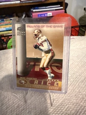 1998 Pacific Crown Royale Jerry Rice Pillars of the Game San Francisco 49ers 21 - Imagem 1 de 2