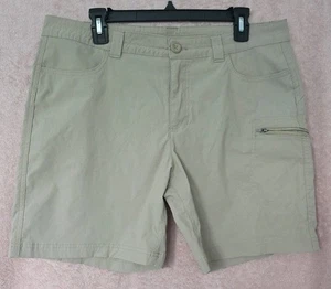 Pantalones Cortos Para Mujer Eddie Bauer Elastizados 7" Caqui Talla 14, Bolsillo con Cremallera Nuevo sin Etiquetas - Imagen 1 de 7