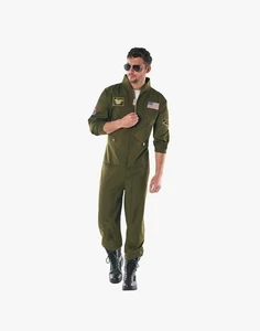 Disfraz de piloto Morph para hombre, disfraz de piloto de combate para hombre, talla L - Imagen 1 de 3