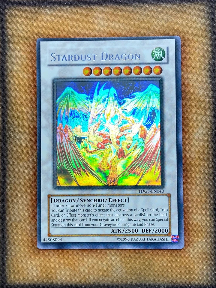 Yugioh Stardust Dragon TDGS-EN040 Ghost Rare NM (#3) - Image 1 of 4