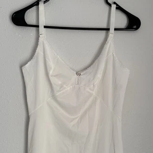Olga slip donna vintage 32 lunghezza intera avorio fiori dettaglio pizzo - Foto 1 di 11
