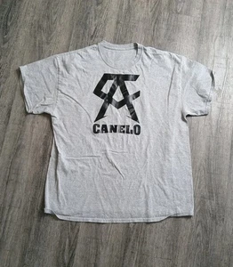 Camisa Canelo Álvarez Para Hombres XL Gris CA Logo Boxeo Anillo Mag Comfort Clásico  - Imagen 1 de 5