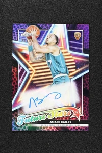 Autógrafos Topps cromados 2023-24 Future Stars/55 Amari Bailey Auto Hornets - Imagen 1 de 2
