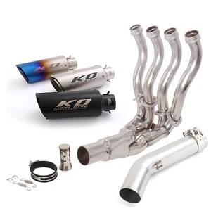 GSXR600 For Suzuki GSXR750 2006 2007 Exhaust Header Pipe Muffler Complete System - Bild 1 von 16