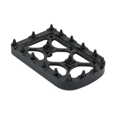 Black MX Large Brake Pedal Pad Cover For Harley Electra Glide Road King Dyna - Image 1 of 4