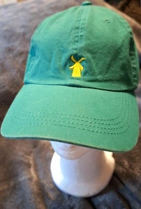 Dutch Bros Coffee Green Yellow Oregon Ducks Windmill Logo Hat Cap Strapback New - Picture 1 of 7
