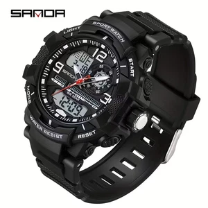 Uhren Sport Outdoor Wasserdicht Militär Armbanduhr Multifunktion für Herren - Bild 1 von 6