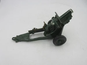 Britains Army Jeep Howitzer Cannon WWII diecast Dark Green England - Picture 1 of 7