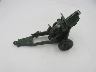 Britains Army Jeep Howitzer Cannon WWII diecast Dark Green England - Image 1 of 4