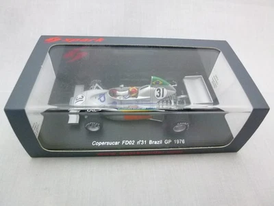 Coche diecast Spark 1:43 F1 Copersucar FD02 #31 Ingo Hoffmann GP de Brasil 1976 S3940 Foto 1 de 4