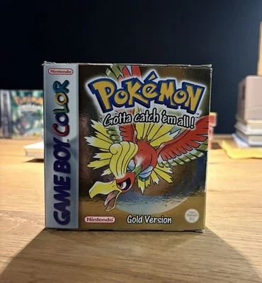 Pokemon Gold Nintendo Game Boy Color - PAL - Complete In Box - NEW SAVE BATTERY - Image 1 of 4
