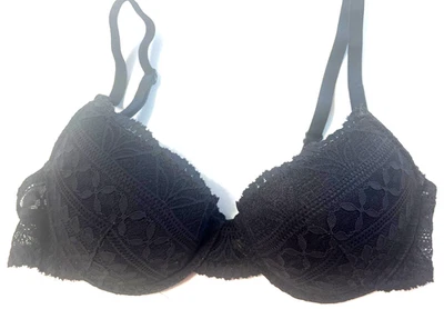 Sujetador de encaje Etam 34B ligeramente forrado demi nuevo sin etiquetas gris Foto 1 de 4