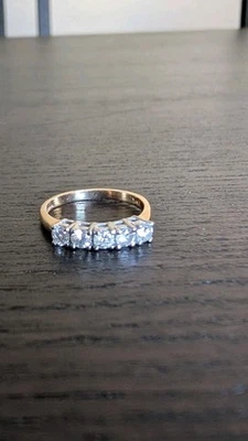 复古钻石结婚戒指 |14K金钻石订婚戒指 — 第 1/4 张图片