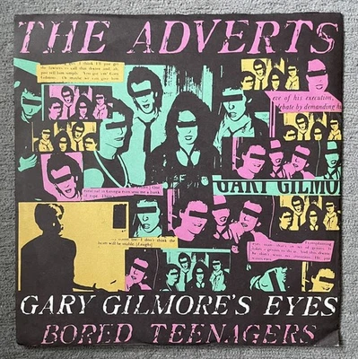 ANC1043 A1 B1 1st Press The Adverts Gary Gilmore Eyes 7” Vinyl Records 1977 - Image 1 of 4