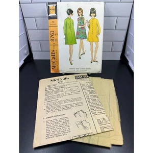1967 McCall's Misses' and Juniors Kleidungsmuster #8761 Größe 16 Büste 36 ungeschnitten - Bild 1 von 3