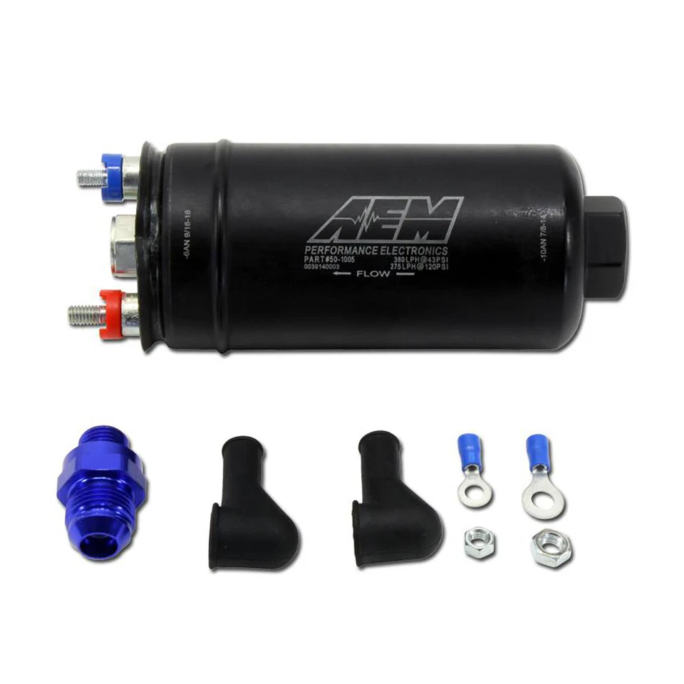 GENUINE AEM 50-1005 380LPH High-Flow High-Pressure EFI Fuel Pump