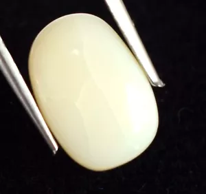 Natural Australian White Opal 13 x 9 mm Gemstone Oval 3.05 Ct Certified B71282 - Picture 1 of 8