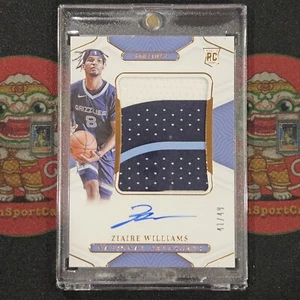 Ziaire Williams 2021 National Treasures True RPA​ 41/49 - Picture 1 of 15