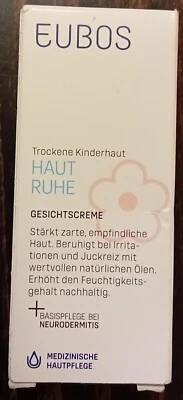 EUBOS GESICHTS - Creme - Trockene Kinder *HAUT RUHE* 5 ml. REISEGRÖßE /NEU & OVP - Bild 1 von 4