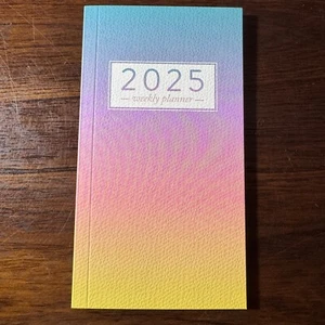 2025 Weekly Planner Pocket Small 3.5x6.5 Appointment Book Pastel - Picture 1 of 6