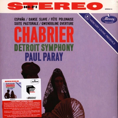 Paray / Dso - The Music Of Chabrier (Vinyl LP - 2021 - EU - Original) - Bild 1 von 2