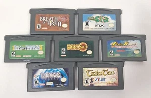 7 Nintendo Game Boy Advance Spiele Golden Sun Tactics Ogre Lady Sia Lunar Legend - Bild 1 von 9