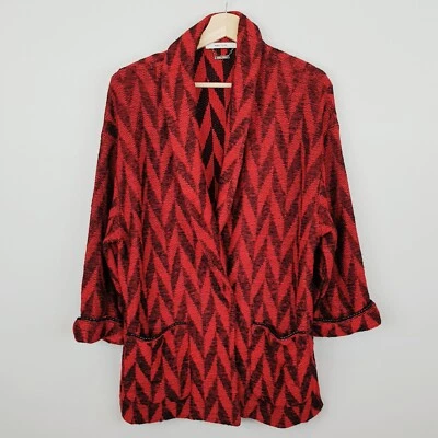 [ AMS Pure Aldo Martin ] Womens Knit Wool Mohair Blend Jacket | AU 12 or US 8 - Image 1 of 4