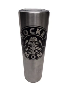 Skinny Hockey Mom, Ice Hockey, Sports Mom, 32oz Insulated Tumbler - Picture 1 of 6