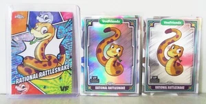 2025 VeeFriends Topps Chrome 66 Rational Rattlesnake Base Refractor & Manga Card - Picture 1 of 2