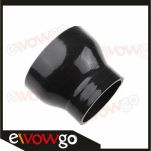 3.5" To 2.75'' inch Straight Reducer Silicone Coupler 3 Ply Hose Pipe Black - Picture 1 of 5